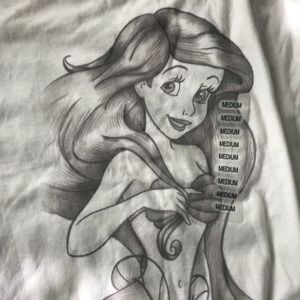 Little mermaid t shirt BNWT